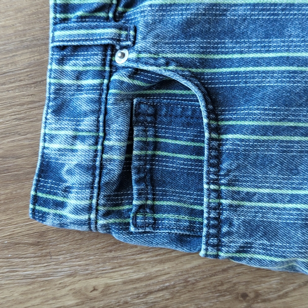 Urban Outfitters Stripped Denim Mom Shorts Size 30 - Picture 4 of 7